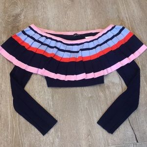 Cute Akira Chic Schoolgirl Shoulder Sweater